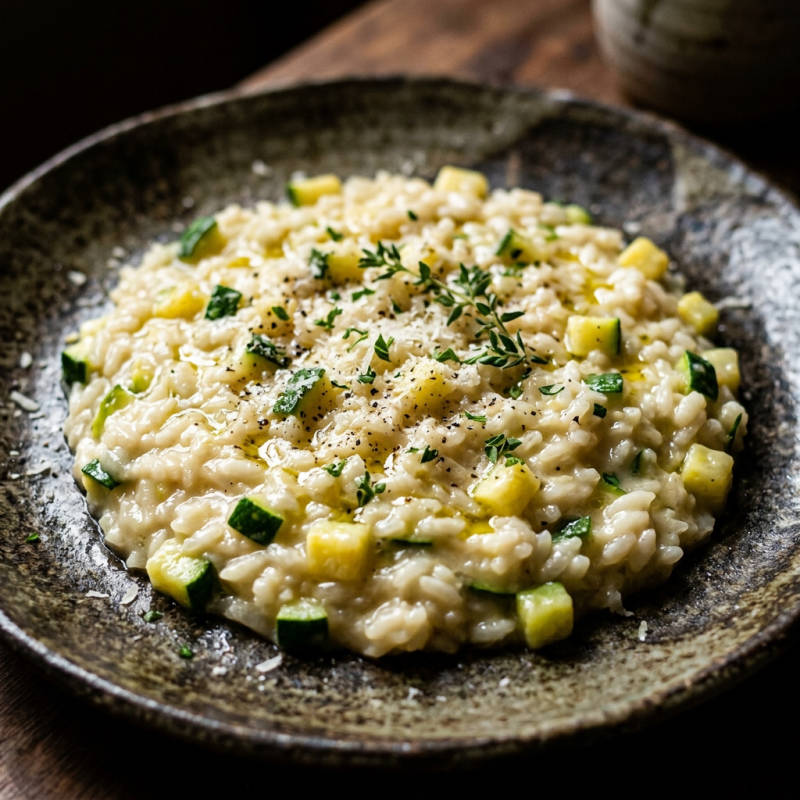 Risoto de abobrinha
