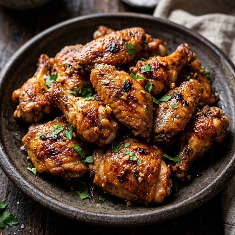 Frango à passarinho assado