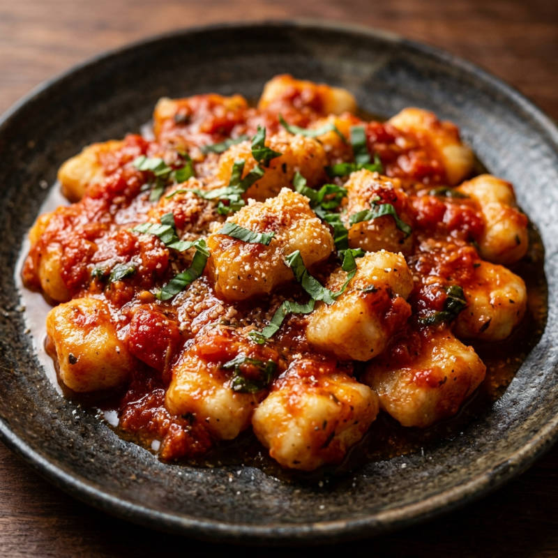 Nhoque de batata ao sugo