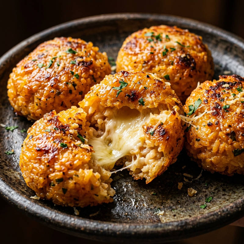 Bolinho de arroz assado