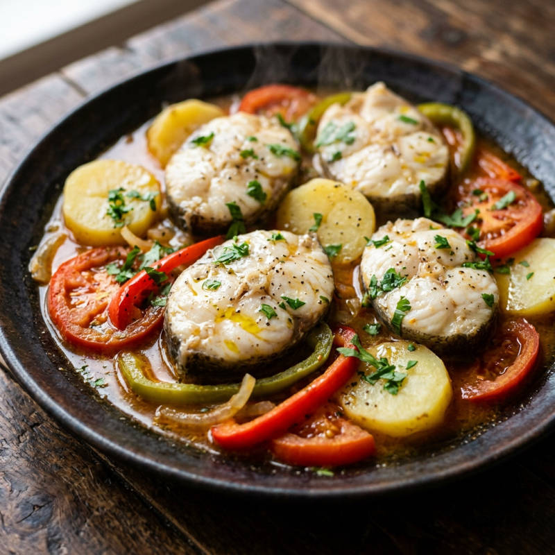 Caldeirada de peixe com batata