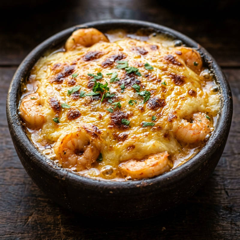 Escondidinho de camarão