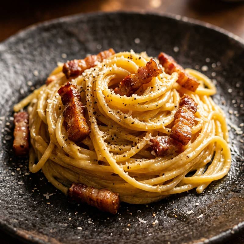 Espaguete à carbonara