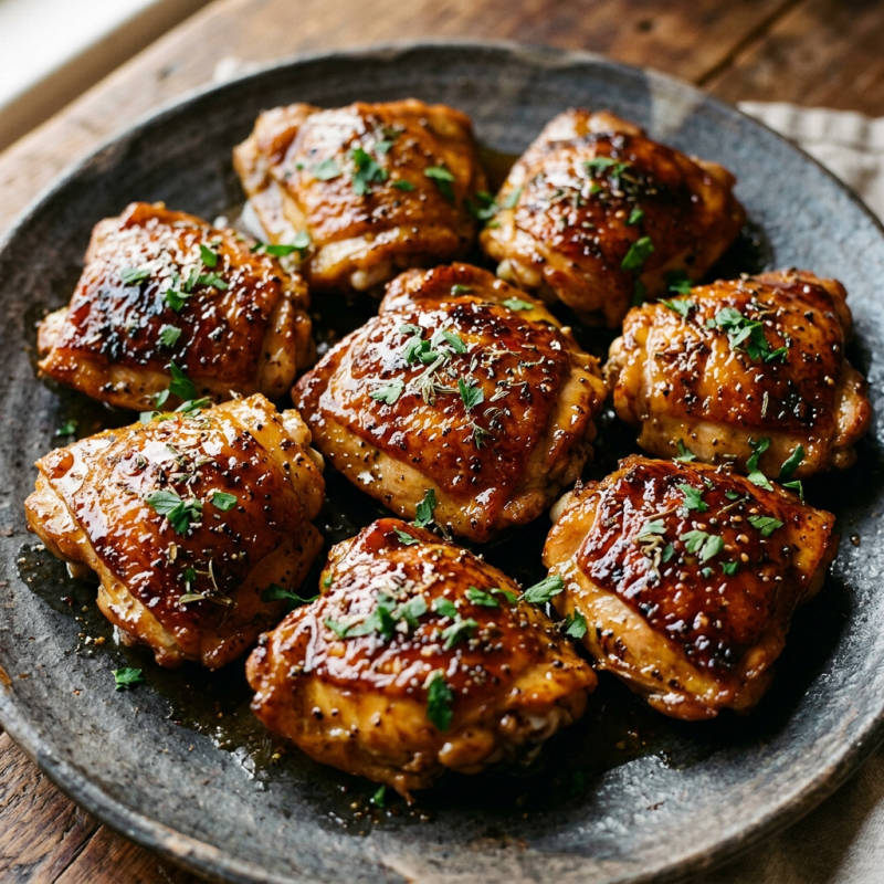 Frango ao molho de mostarda e mel