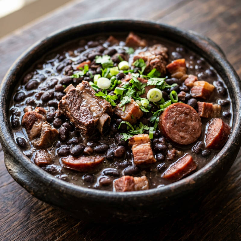 Feijoada de panela de pressão
