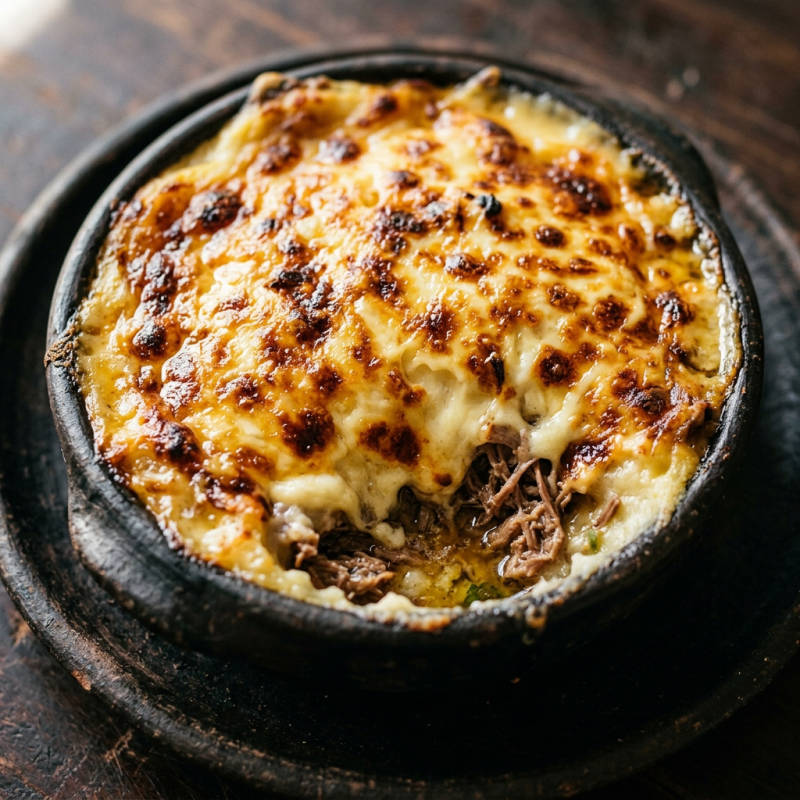 Escondidinho de carne de sol