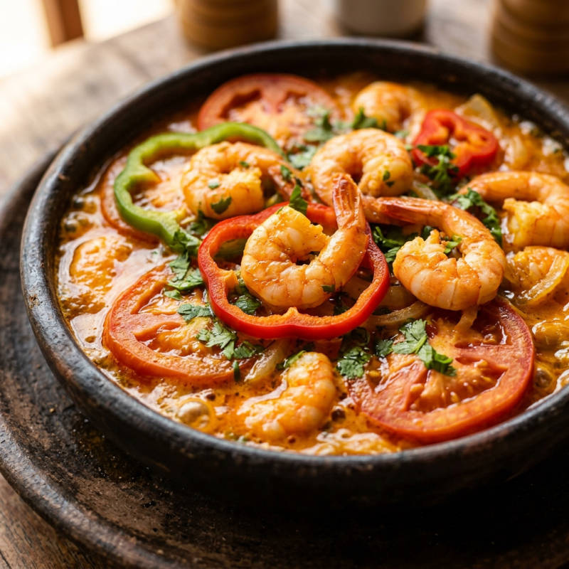 Moqueca de camarão