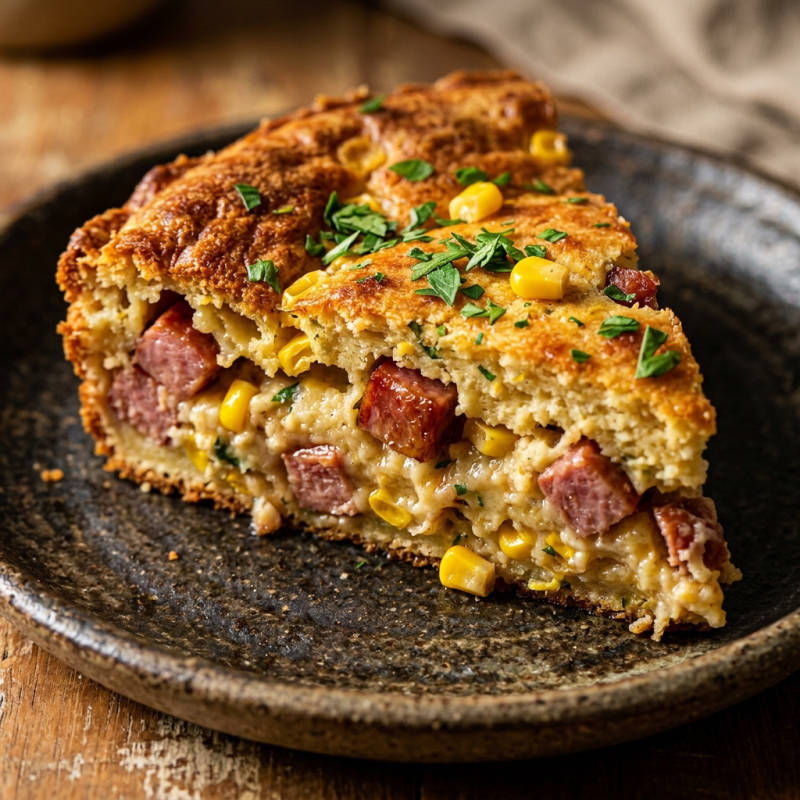 Torta de calabresa e milho