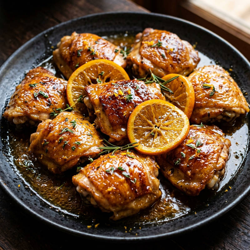 Frango ao molho de laranja
