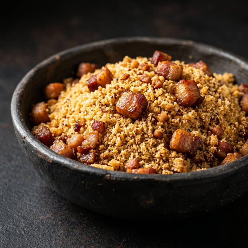 Farofa de bacon