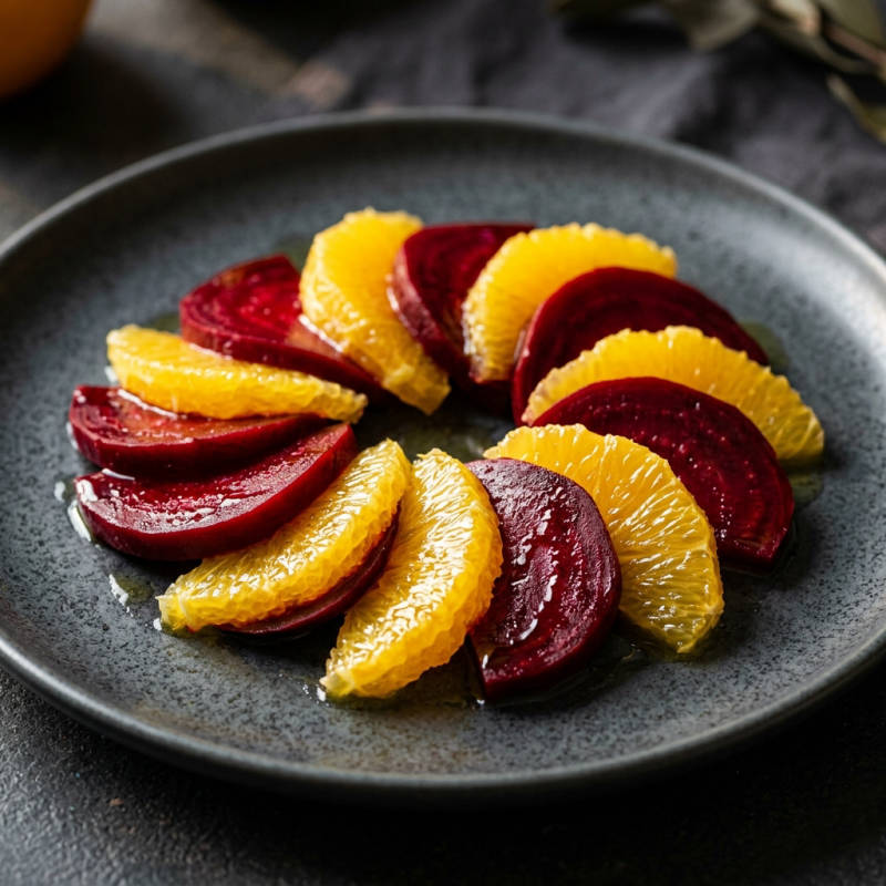 Salada de beterraba com laranja