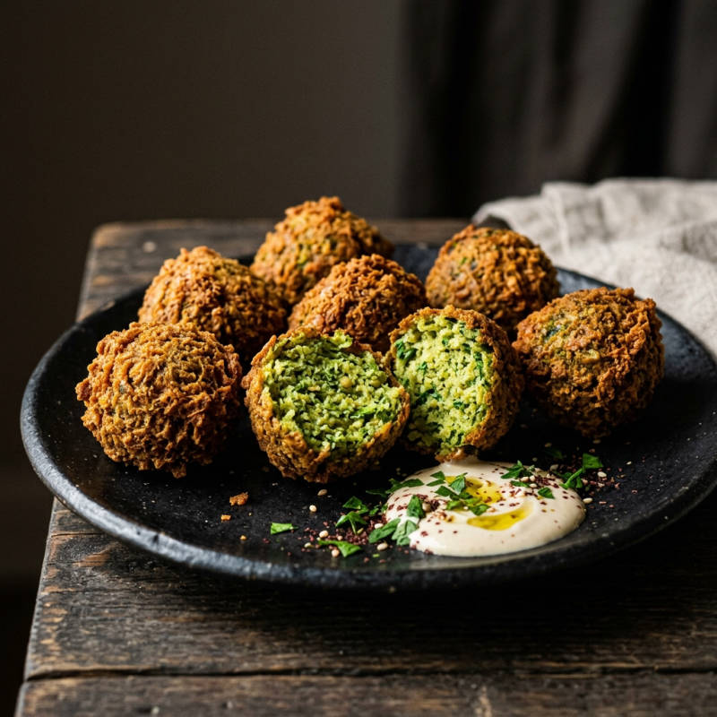 Falafel de grão-de-bico
