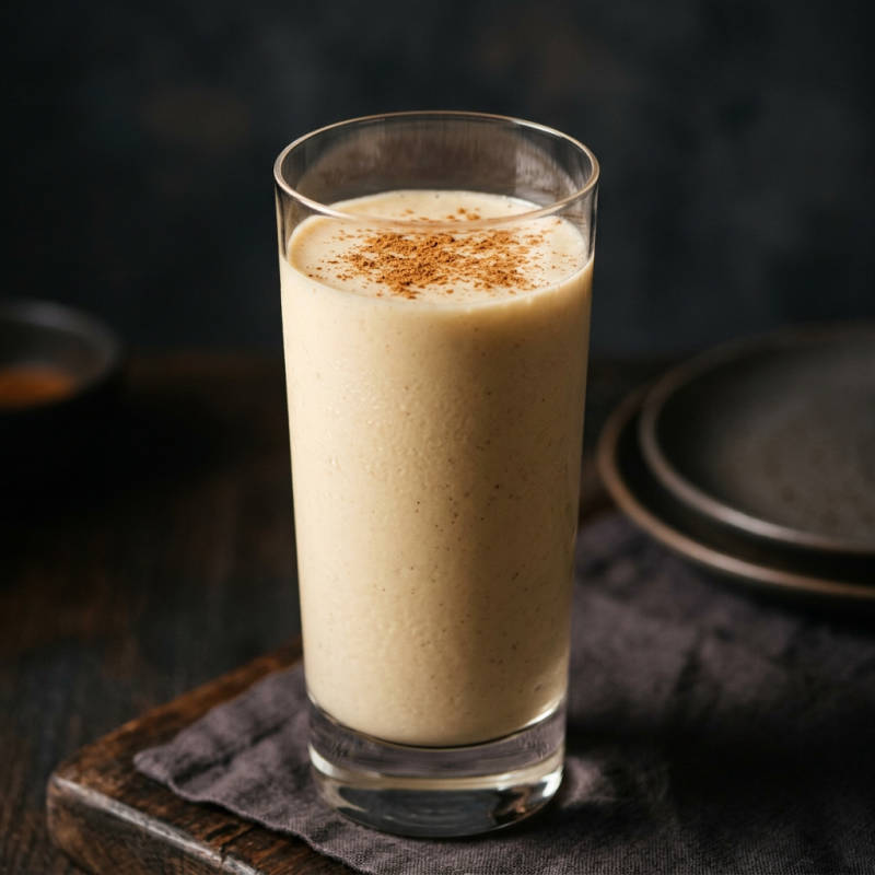 Vitamina de banana com leite de coco