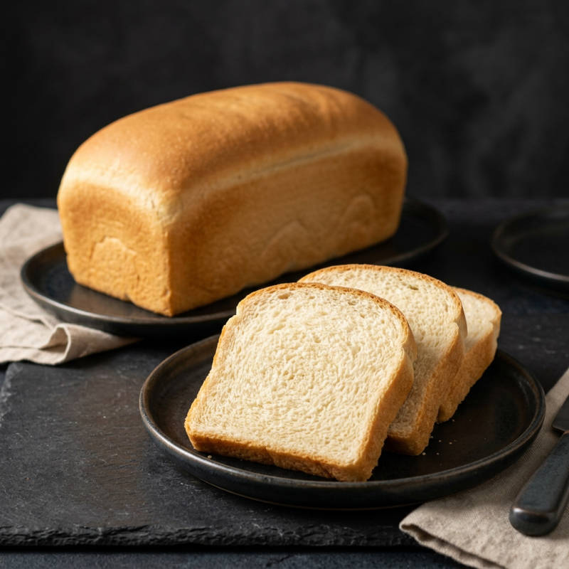 Pão caseiro simples de forma