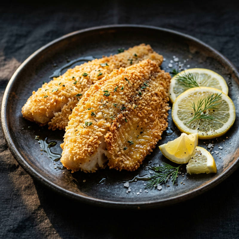 Filé de tilápia na airfryer com limão