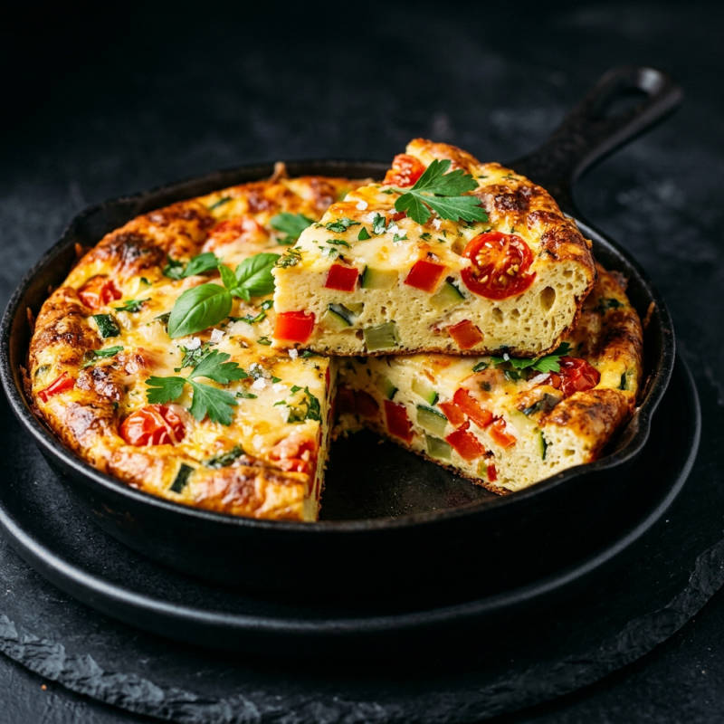 Frittata de legumes variados