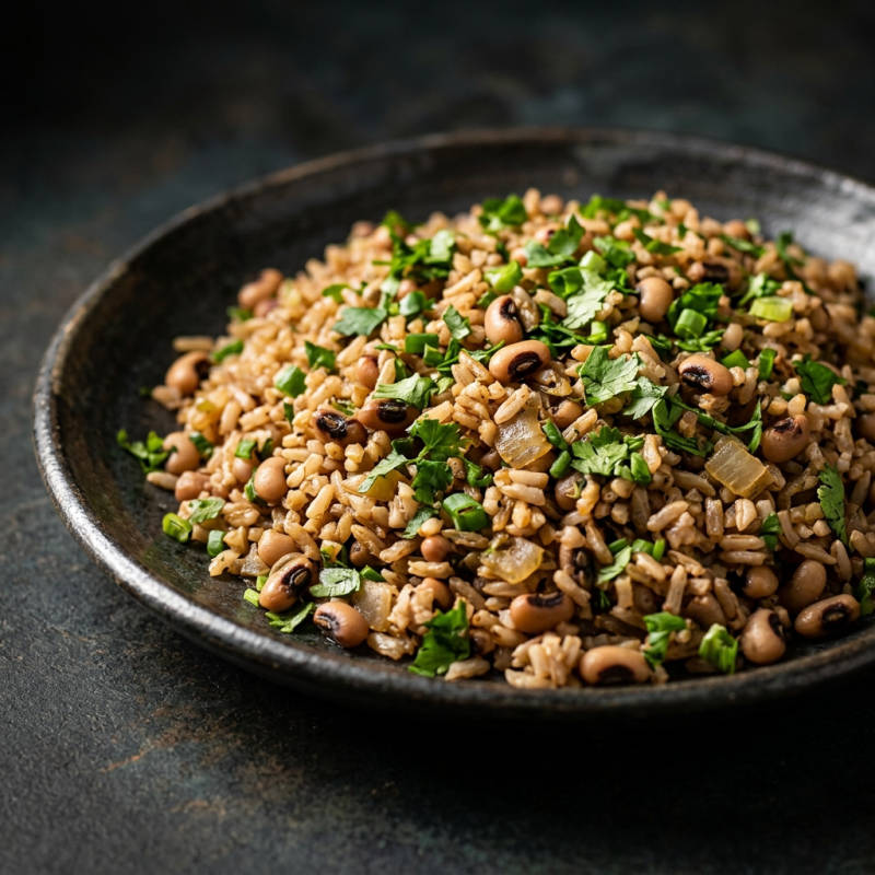 Baião de dois vegano
