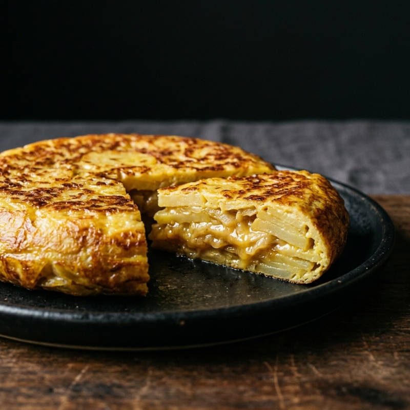 Tortilha de batata e ovo